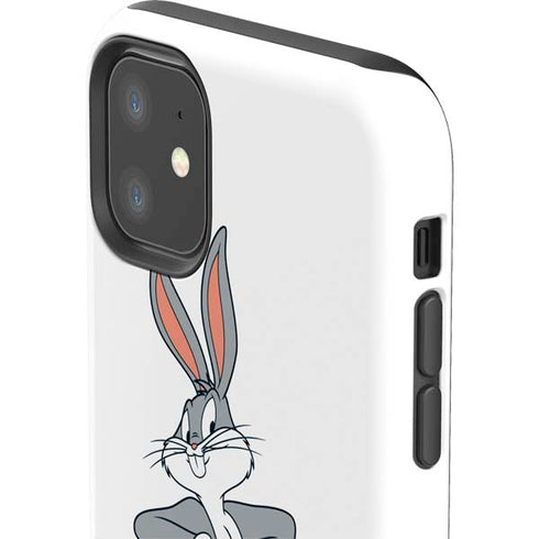 Looney Tunes Bugs Bunny Black White iPhone 11 Impact Case