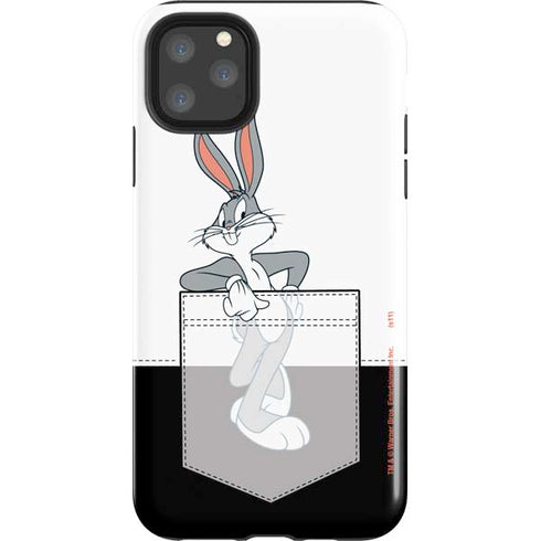 Looney Tunes Bugs Bunny Black White iPhone 11 Pro Max Impact Case