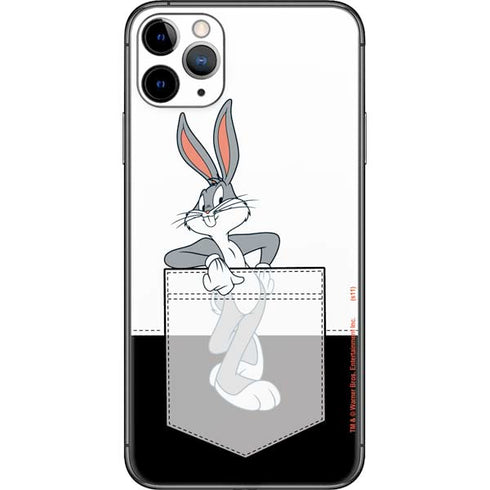 Looney Tunes Bugs Bunny Black White iPhone 11 Pro Max Skin