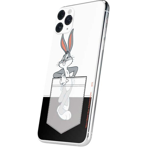 Looney Tunes Bugs Bunny Black White iPhone 11 Pro Max Skin