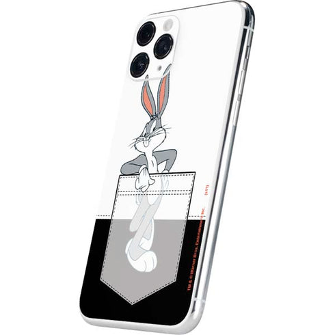 Looney Tunes Bugs Bunny Black White iPhone 11 Pro Skin