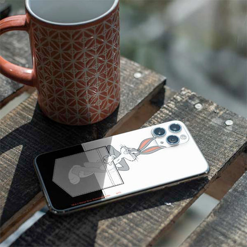 Looney Tunes Bugs Bunny Black White iPhone 11 Pro Skin