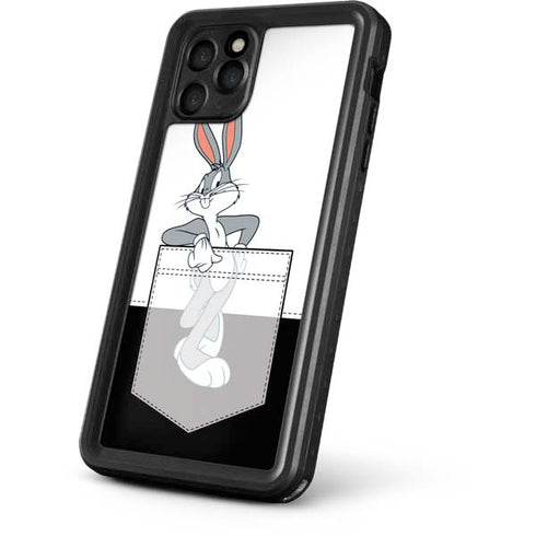 Looney Tunes Bugs Bunny Black White iPhone 11 Pro Waterproof Case