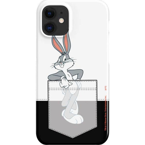 Looney Tunes Bugs Bunny Black White iPhone 12 Mini Lite Case