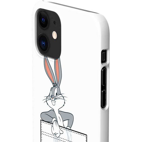 Looney Tunes Bugs Bunny Black White iPhone 12 Mini Lite Case