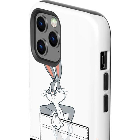 Looney Tunes Bugs Bunny Black White iPhone 12 Pro Max Impact Case