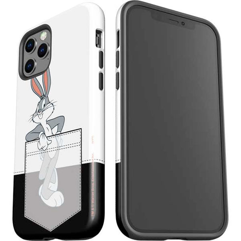 Looney Tunes Bugs Bunny Black White iPhone 12 Pro Max Impact Case