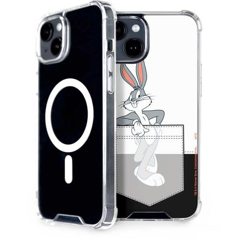 Looney Tunes Bugs Bunny Black White iPhone 13 MagSafe Case