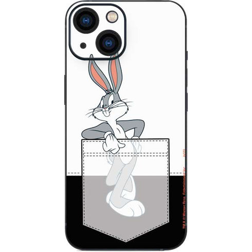 Looney Tunes Bugs Bunny Black White iPhone 13 Mini Skin