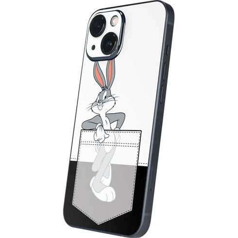 Looney Tunes Bugs Bunny Black White iPhone 13 Mini Skin