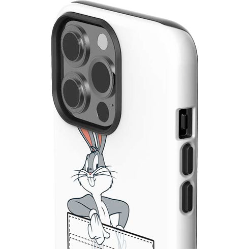 Looney Tunes Bugs Bunny Black White iPhone 13 Pro Impact Case