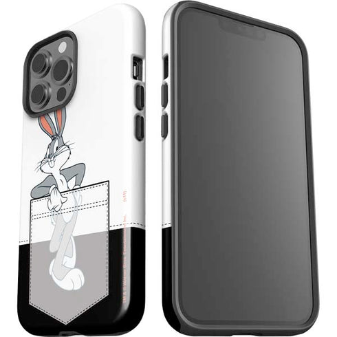 Looney Tunes Bugs Bunny Black White iPhone 13 Pro Max Impact Case