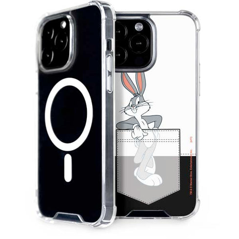 Looney Tunes Bugs Bunny Black White iPhone 13 Pro Max MagSafe Case