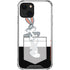 Looney Tunes Bugs Bunny Black White iPhone 14 Plus Clear Case