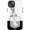 Looney Tunes Bugs Bunny Black White iPhone 14 Impact Case