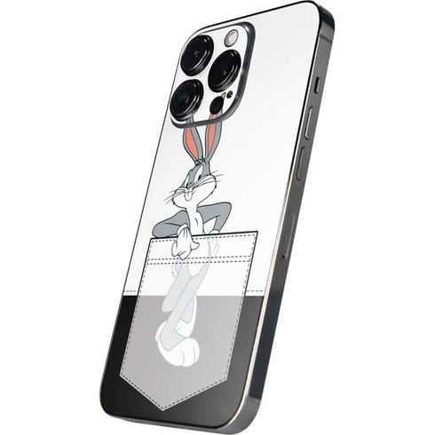 Looney Tunes Bugs Bunny Black White iPhone 14 Pro Max Skin