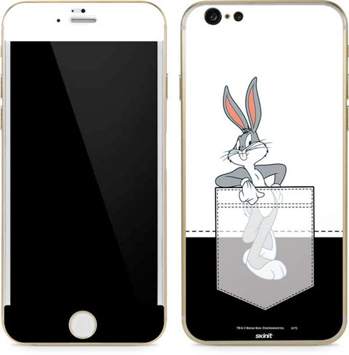 Looney Tunes Bugs Bunny Black White iPhone 6/6s Skin