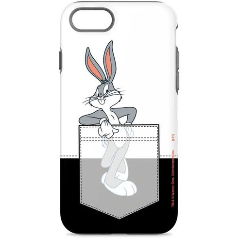 Looney Tunes Bugs Bunny Black White iPhone 7 Pro Case