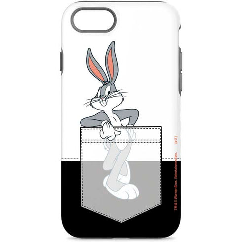 Looney Tunes Bugs Bunny Black White iPhone 8 Pro Case