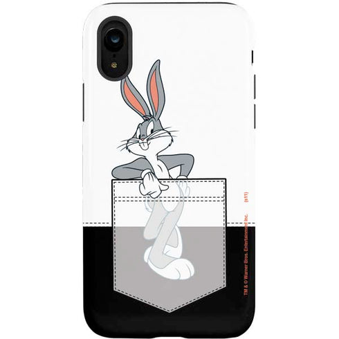 Looney Tunes Bugs Bunny Black White iPhone XR Pro Case