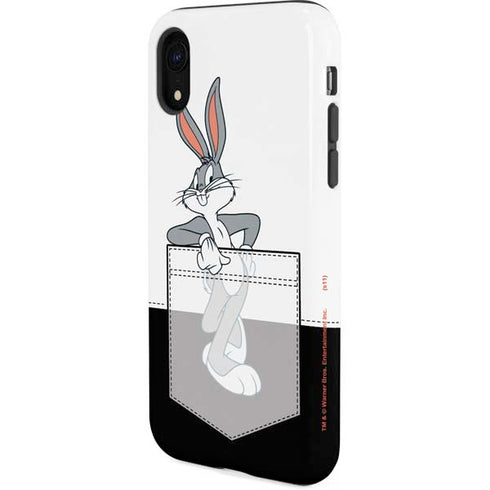 Looney Tunes Bugs Bunny Black White iPhone XR Pro Case