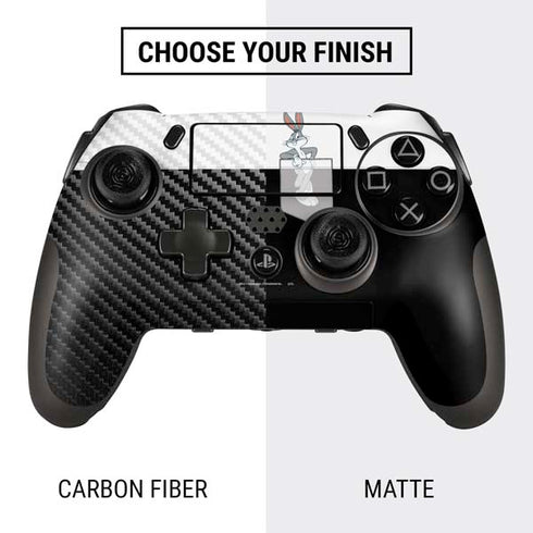 Looney Tunes Bugs Bunny Black White PlayStation Scuf Vantage 2 Controller Skin