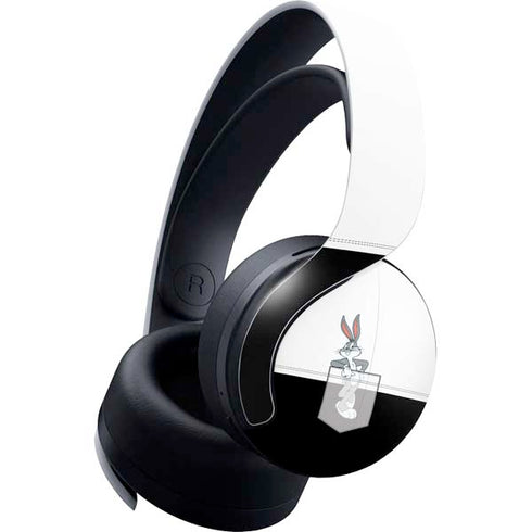 Looney Tunes Bugs Bunny Black White PULSE 3D Wireless Headset for PS5 Skin