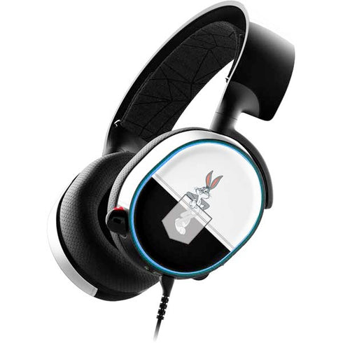 Looney Tunes Bugs Bunny Black White SteelSeries Arctis 3 Skin