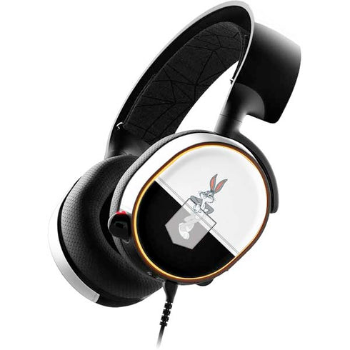 Looney Tunes Bugs Bunny Black White SteelSeries Arctis 5 Skin