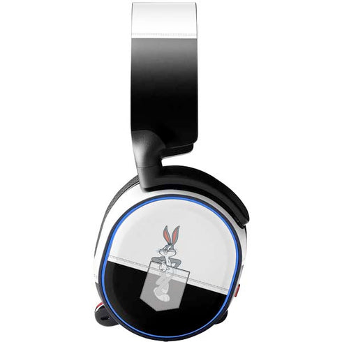 Looney Tunes Bugs Bunny Black White SteelSeries Arctis 5 Skin