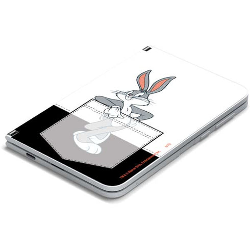 Looney Tunes Bugs Bunny Black White Surface Duo Skin