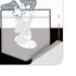 Looney Tunes Bugs Bunny Black White Surface Duo Skin