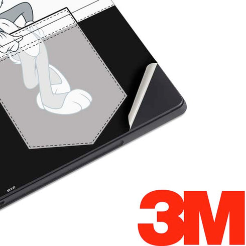 Looney Tunes Bugs Bunny Black White Surface Pro 7 Skin
