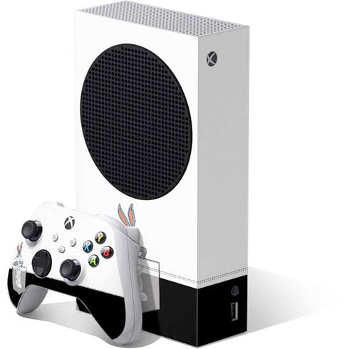 Looney Tunes Bugs Bunny Black White Xbox Series S Bundle Skin