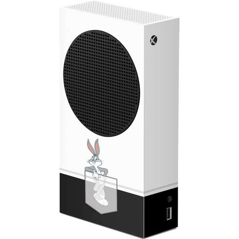 Looney Tunes Bugs Bunny Black White Xbox Series S Console Skin