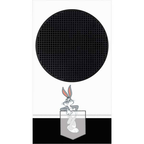 Looney Tunes Bugs Bunny Black White Xbox Series S Console Skin