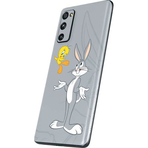 Looney Tunes Bugs Bunny Double Galaxy S20 Fan Edition Skin