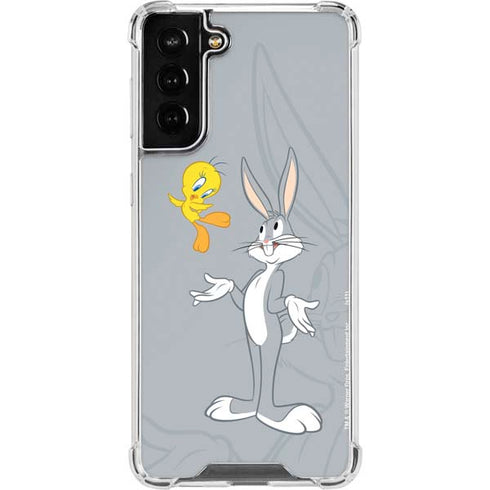 Looney Tunes Bugs Bunny Double Galaxy S22 Plus Clear Case