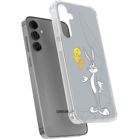 Looney Tunes Bugs Bunny Double Galaxy S24 Plus Clear Case