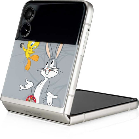 Looney Tunes Bugs Bunny Double Galaxy Z Flip3 5G Skin