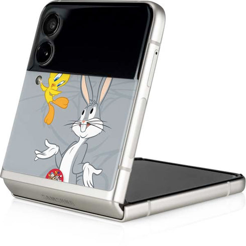 Looney Tunes Bugs Bunny Double Galaxy Z Flip4 5G Skin