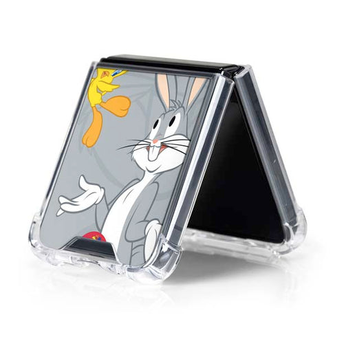 Looney Tunes Bugs Bunny Double Galaxy Z Flip5 5G Clear Case
