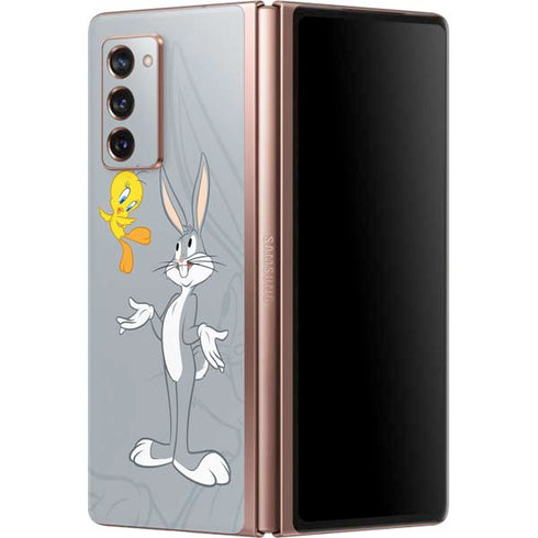 Looney Tunes Bugs Bunny Double Galaxy Z Fold2 5G Skin