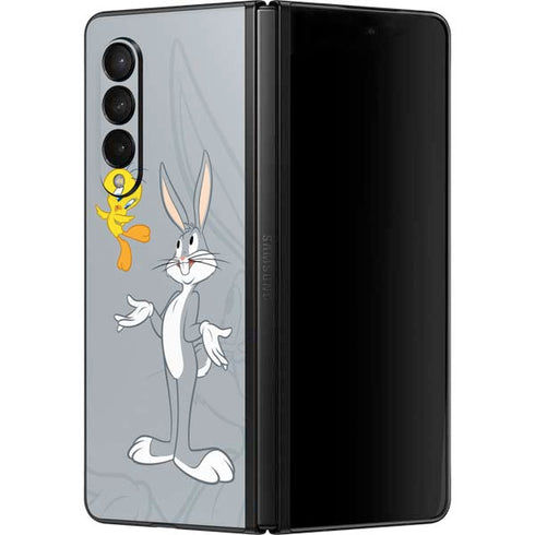 Looney Tunes Bugs Bunny Double Galaxy Z Fold3 5G Skin
