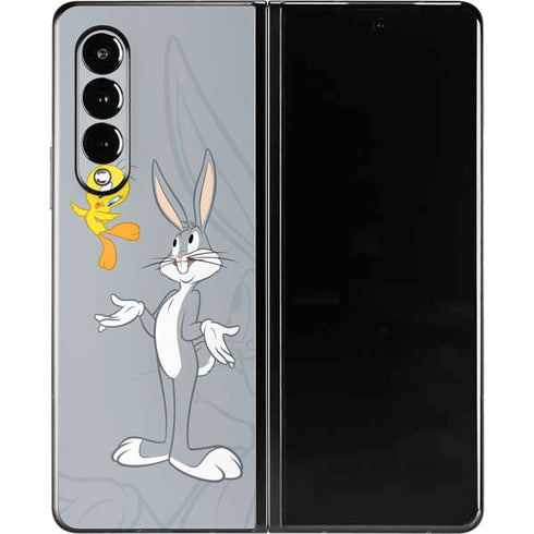 Looney Tunes Bugs Bunny Double Galaxy Z Fold3 5G Skin
