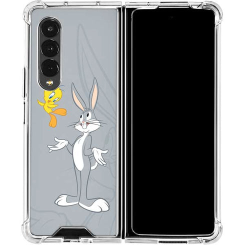 Looney Tunes Bugs Bunny Double Galaxy Z Fold4 5G Clear Case