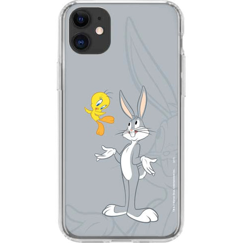 Looney Tunes Bugs Bunny Double iPhone 11 Clear Case
