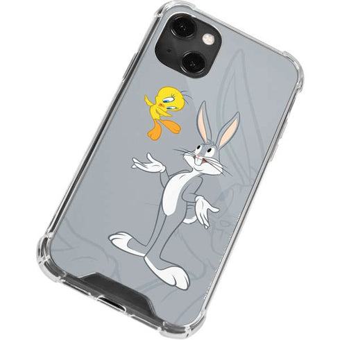 Looney Tunes Bugs Bunny Double iPhone 13 Mini Clear Case