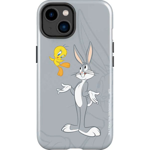 Looney Tunes Bugs Bunny Double iPhone 14 Plus Impact Case
