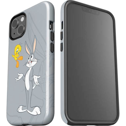 Looney Tunes Bugs Bunny Double iPhone 15 Plus Impact Case